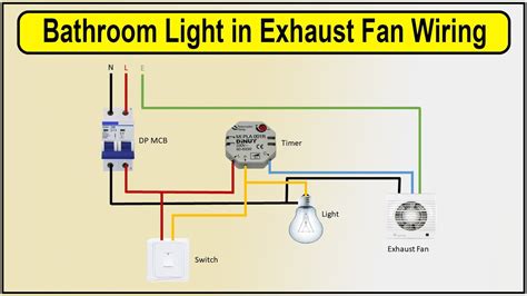 wiring a bathroom vent fan